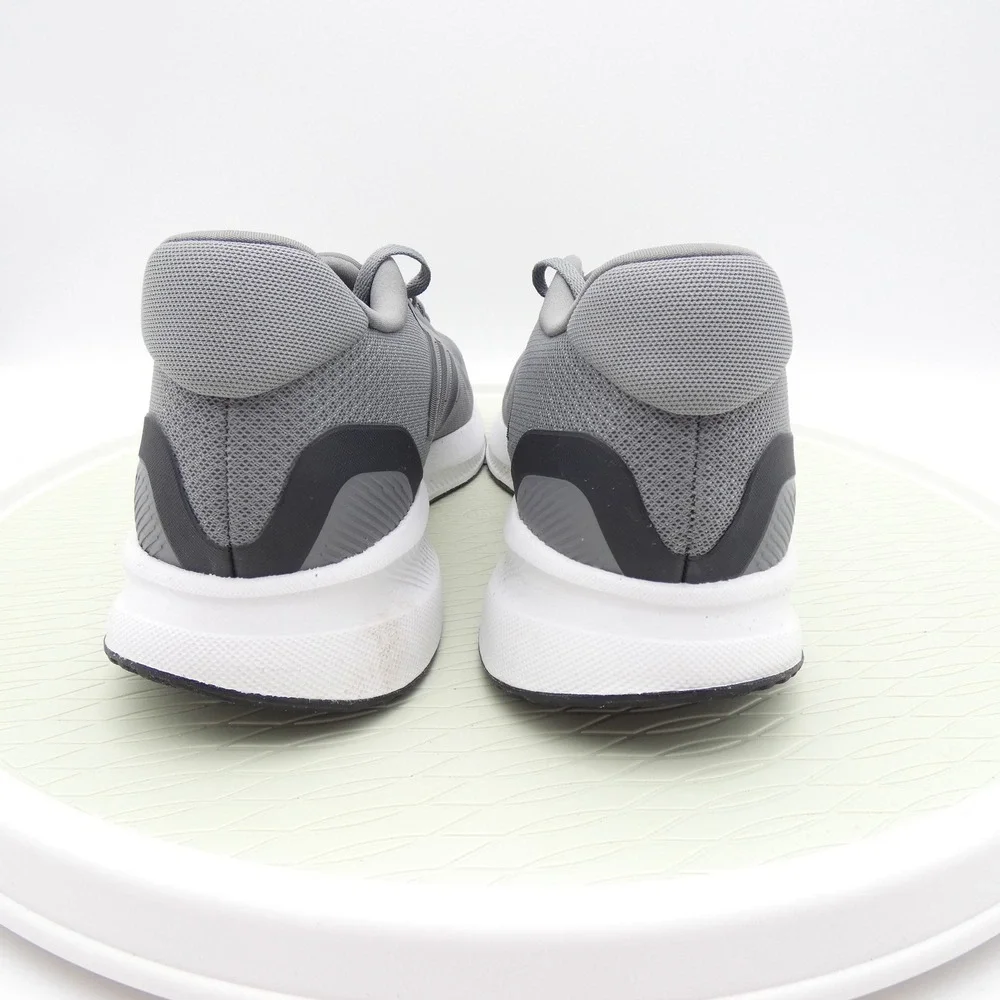 Adidas Falcon Run 2.0 Mens Grey Black Running Shoes Sneakers GV9553
